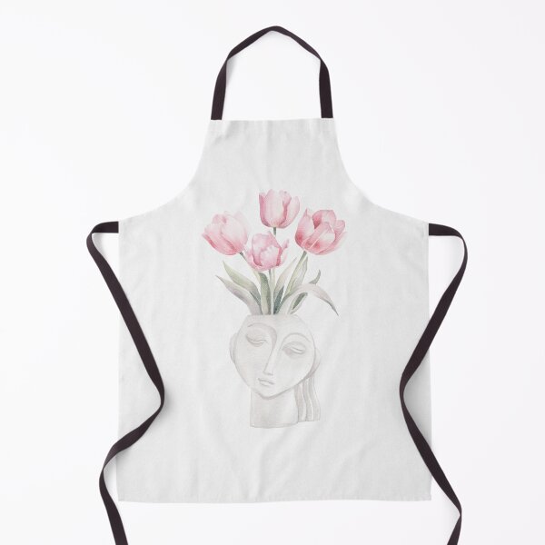 Item preview, floral flowers pink in vase designed and sold by Neranchara.