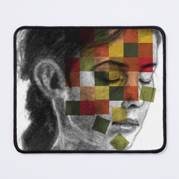Item preview, Abstract Portrait in Squares F0003 Fall/Autumn Palette designed and sold by Morose-merch.