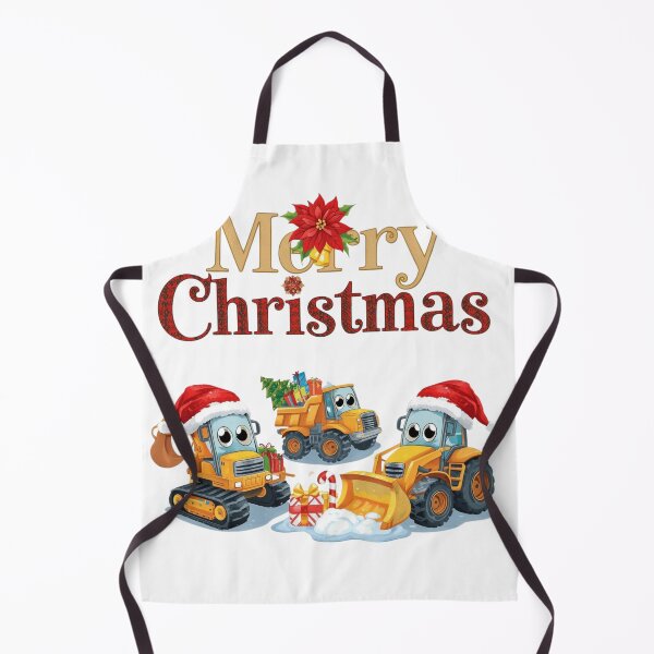 Item preview, Festive Construction Vehicles Christmas Design for Kids designed and sold by Mintiko2.