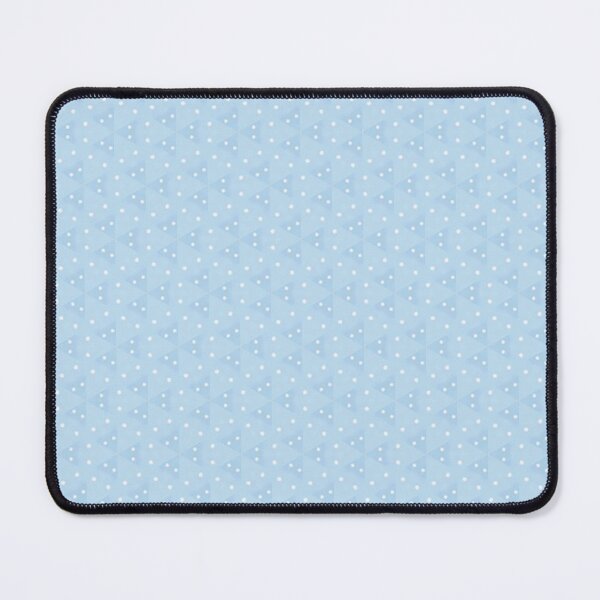 Item preview, Light blue seamless triangle and dot pattern background designed and sold by juthamas8426.