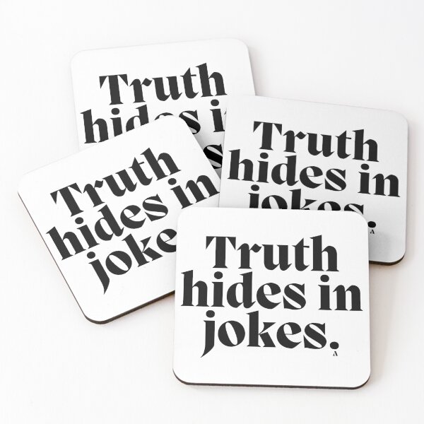 Item preview, Truth hides in jokes. designed and sold by Finds.