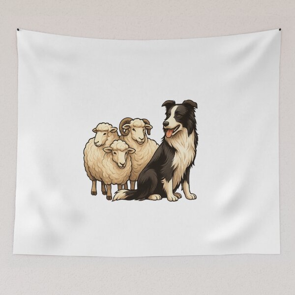 Item preview, Border Collie designed and sold by © Zenscape Studio 2025.