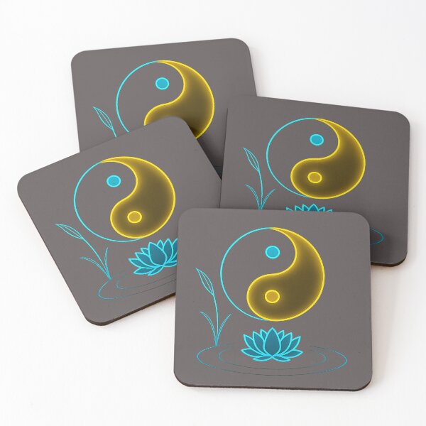 Item preview, "Floating Balance: Yin-Yang Over Lotus Waters designed and sold by © Zenscape Studio 2025.