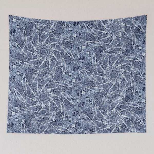 Item preview, Frosted beech tree, blue kaleidoscope designed and sold by paulboizot.