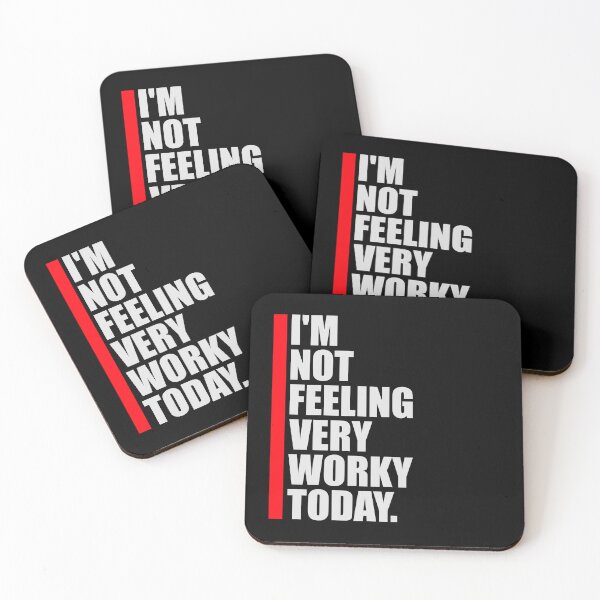 Item preview, I'm Not Feeling Very Worky Today Lazy Work Humor designed and sold by shirt-o-mat.