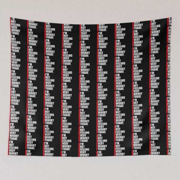 Item preview, I'm Not Feeling Very Worky Today Lazy Work Humor designed and sold by shirt-o-mat.