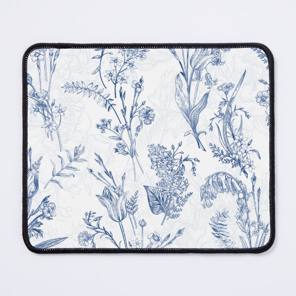 Item preview, Blue Floral Pattern designed and sold by matmazel.