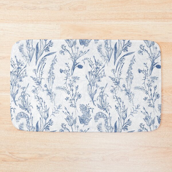 Item preview, Blue Floral Pattern designed and sold by matmazel.