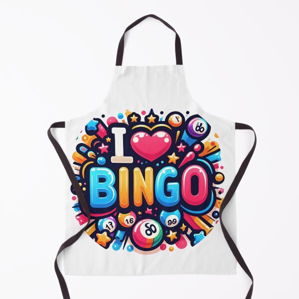 Item preview, I Love Bingo - Colorful Bingo Enthusiast Design. designed and sold by The-T-In-Retro.