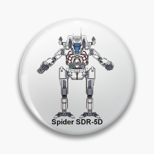 Item preview, Spider SDR-5D (White) - Inner Sphere BattleMech designed and sold by DagleysDesigns.