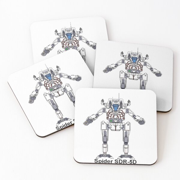 Item preview, Spider SDR-5D (White) - Inner Sphere BattleMech designed and sold by DagleysDesigns.