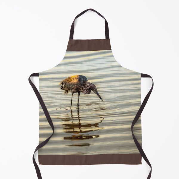 Item preview, Egret Wading in Golden Water designed and sold by Debra Martz.