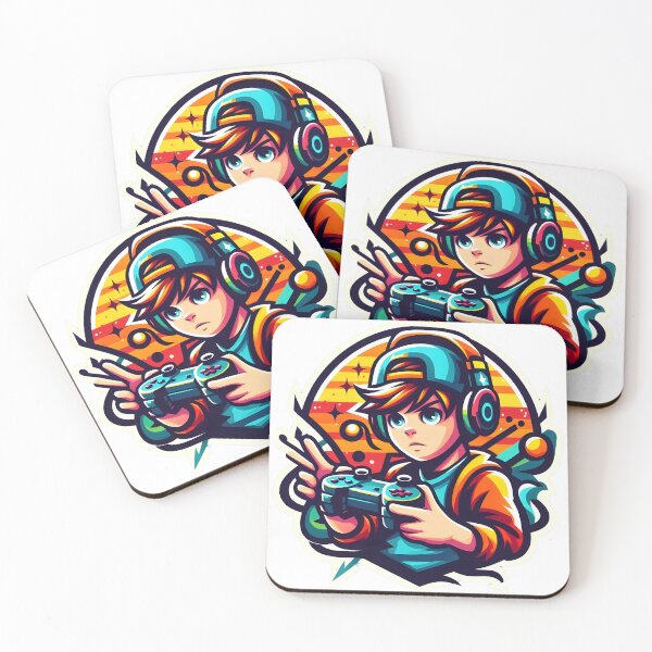 Item preview, Gamer Boy - Vibrant Cartoon Style Gaming Design. designed and sold by The-T-In-Retro.
