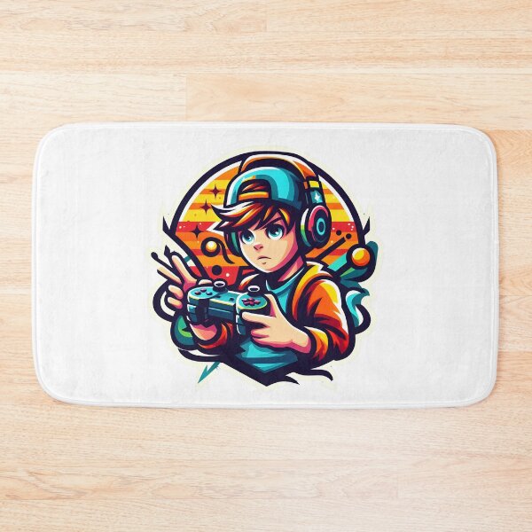 Item preview, Gamer Boy - Vibrant Cartoon Style Gaming Design. designed and sold by The-T-In-Retro.