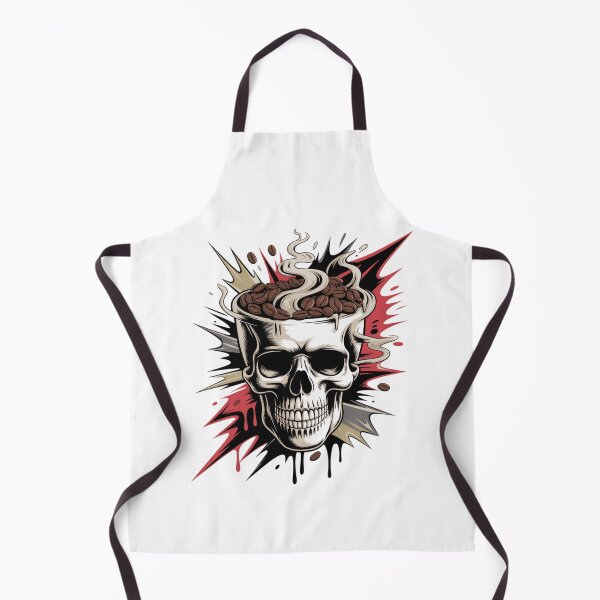 Item preview, Death Before Decaf – Coffee Skull Art designed and sold by OthersideCoffee.