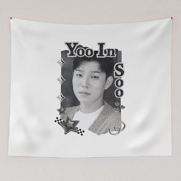 Item preview, Yoo In-soo Korean Actor Kdrama Group Black and White Collage Digital Art Portrait designed and sold by AJUNICE STUDIO.
