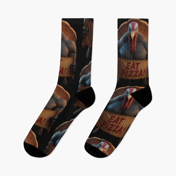 Item preview, Thanksgiving Turkey Says: Eat Pizza! designed and sold by Stanley the Creator.