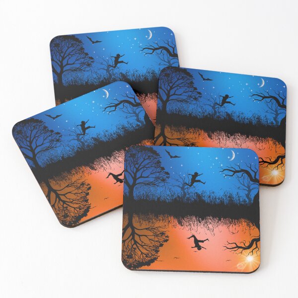 Item preview, Upside Down Worlds – Day and Night Reflection Art designed and sold by AbstractArray.