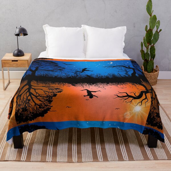 Item preview, Upside Down Worlds – Day and Night Reflection Art designed and sold by AbstractArray.