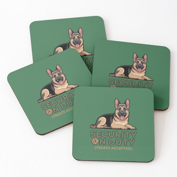 Item preview, German Shepherd Security On Duty (Treats Accepted) designed and sold by Kotalo.