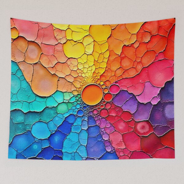 Item preview, Abstract Color Wheel Swirl Art designed and sold by Health And Fitness Posts e-Store.