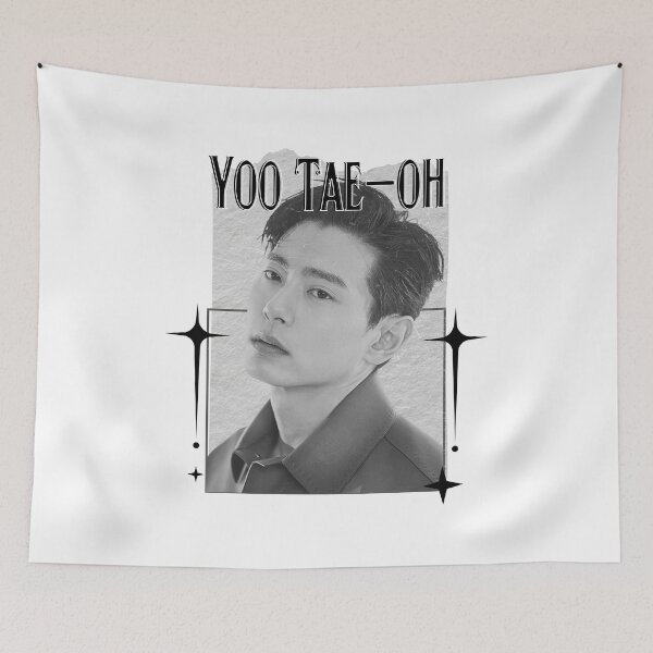 Item preview, Yoo Tae-oh Korean Actor Korean Scrapbook Collage Cozy Y2K Vintage Design designed and sold by HELL0WBELLO.
