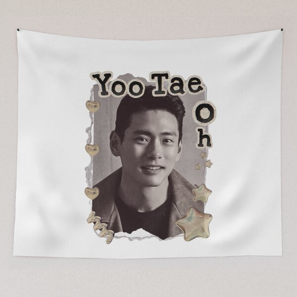 Item preview, Yoo Tae-oh Korean Actor Kdrama Actor Korean Group Scrapbook Collage Cozy Y2K Vintage Design designed and sold by HELL0WBELLO.