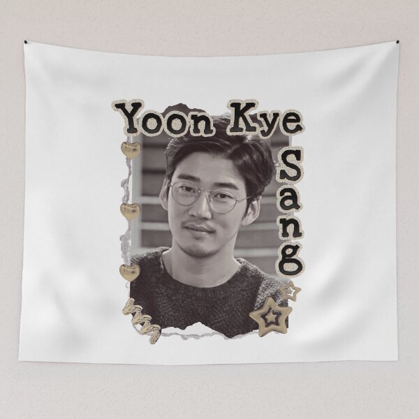 Item preview, Yoon Kye-sang Korean Actor Kdrama Actor Korean Group Scrapbook Collage Cozy Y2K Vintage Design designed and sold by HELL0WBELLO.