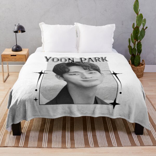 Item preview, Yoon Park Korean Actor Korean Scrapbook Collage Cozy Y2K Vintage Design designed and sold by HELL0WBELLO.