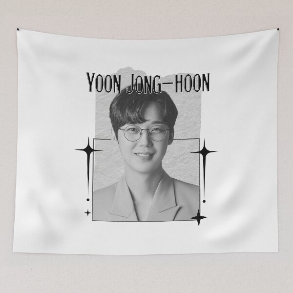 Item preview, Yoon Jong-hoon Korean Actor Korean Scrapbook Collage Cozy Y2K Vintage Design designed and sold by HELL0WBELLO.
