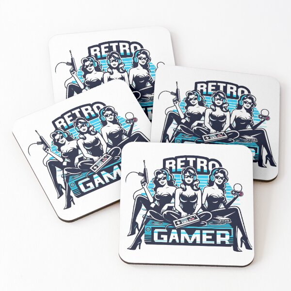 Item preview, Retro Gamer Girls - Vintage Gaming Iconic Art. designed and sold by The-T-In-Retro.