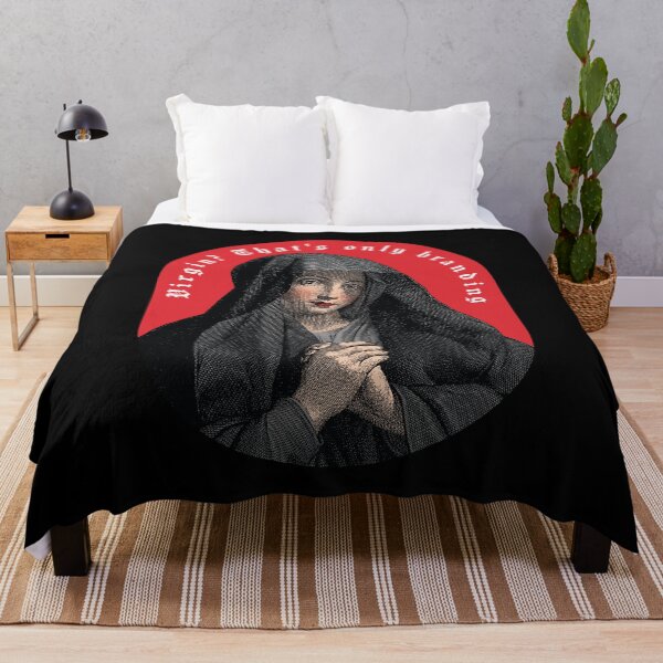 Item preview, Virgin Mary "Virgin? That's only branding" designed and sold by gayishdesign.