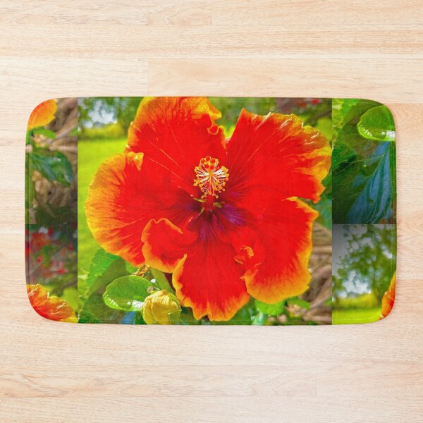 Item preview, Red Hibiscus Flower – Vibrant Tropical Bloom Photography designed and sold by TrisaThyme.