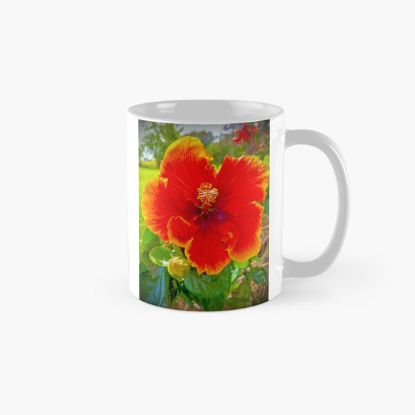 Item preview, Red Hibiscus Flower – Vibrant Tropical Bloom Photography designed and sold by TrisaThyme.