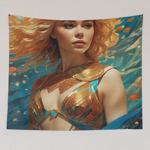 Item preview, Aurelia of the Tidal Sun designed and sold by afrancisCL.