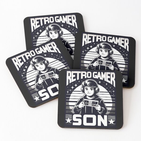 Item preview, Retro Gamer Son - Vintage Gaming Themed Design. designed and sold by The-T-In-Retro.
