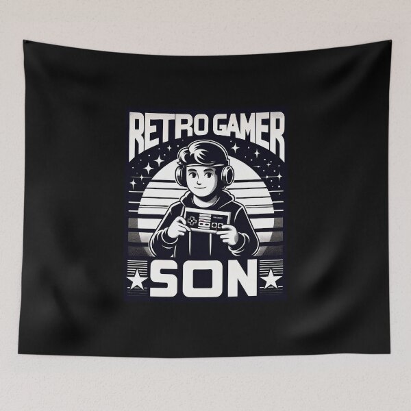 Item preview, Retro Gamer Son - Vintage Gaming Themed Design. designed and sold by The-T-In-Retro.