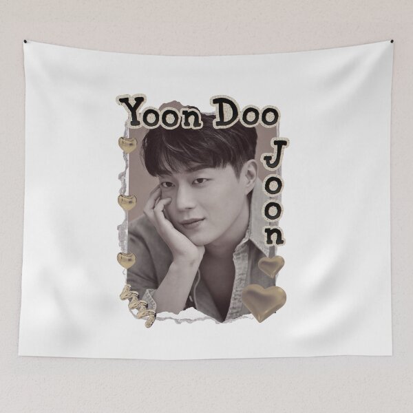 Item preview, Yoon Doo-joon Korean Actor Kdrama Actor Korean Group Scrapbook Collage Cozy Y2K Vintage Design designed and sold by HELL0WBELLO.
