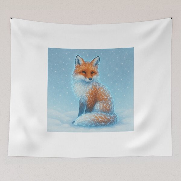 Item preview, Frostlight Fox – GeoWild Winter Spirit designed and sold by GeoWild Designs.