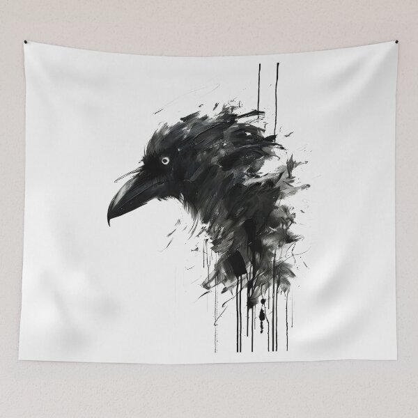 Item preview, Bold Expressionist Raven designed and sold by caracatita75.