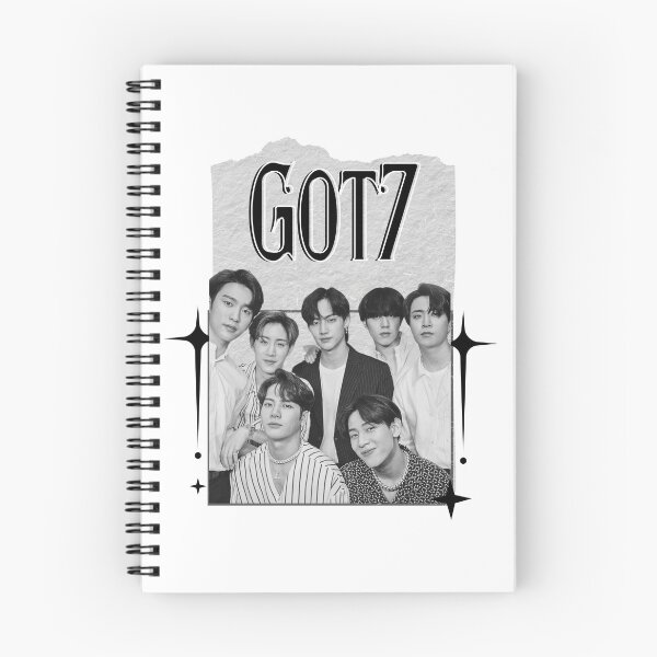Item preview, Got 7 Korean Boy Group KPop Scrapbook Collage Cozy Y2K Vintage Design designed and sold by HELL0WBELLO.