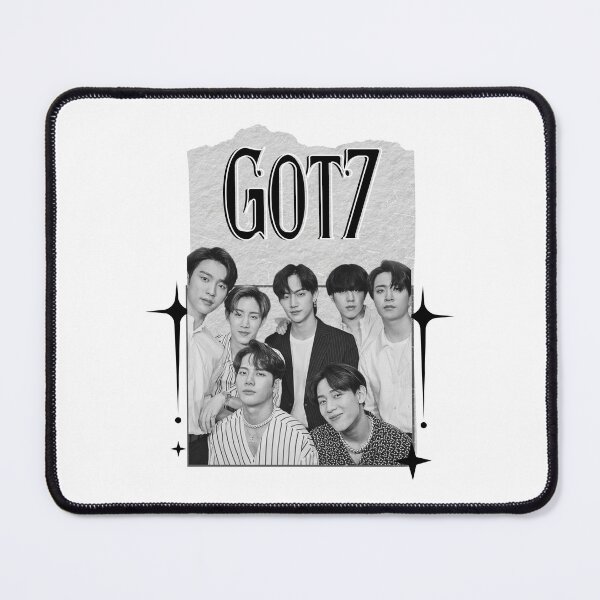 Item preview, Got 7 Korean Boy Group KPop Scrapbook Collage Cozy Y2K Vintage Design designed and sold by HELL0WBELLO.