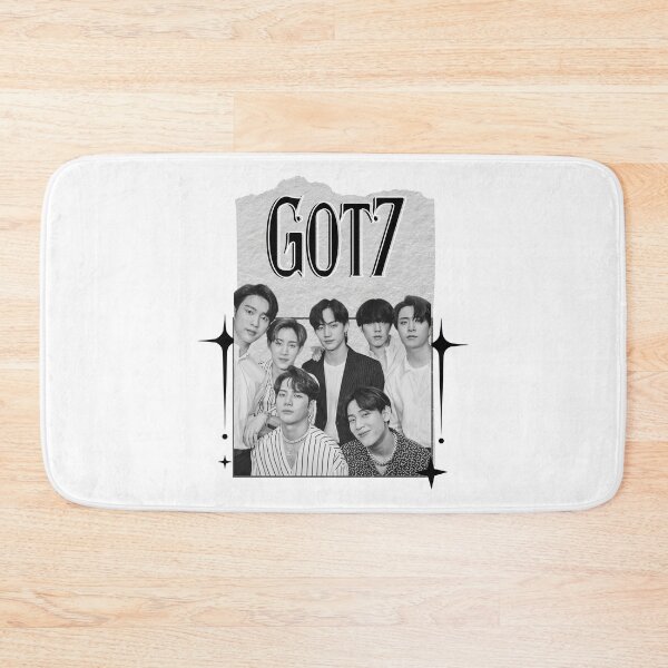 Item preview, Got 7 Korean Boy Group KPop Scrapbook Collage Cozy Y2K Vintage Design designed and sold by HELL0WBELLO.