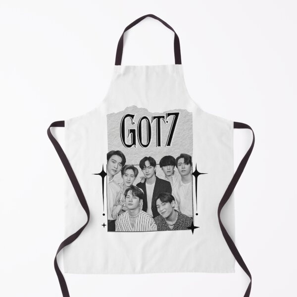 Item preview, Got 7 Korean Boy Group KPop Scrapbook Collage Cozy Y2K Vintage Design designed and sold by HELL0WBELLO.