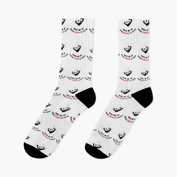 Item preview, Panda Wake Me Up When Covid Is Over A Small Shy Panda Hides Itself designed and sold by Paulina Vanlife.