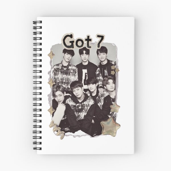 Item preview, Got 7 Korean Boy Group KPop Korean Group Scrapbook Collage Cozy Y2K Vintage Design designed and sold by HELL0WBELLO.