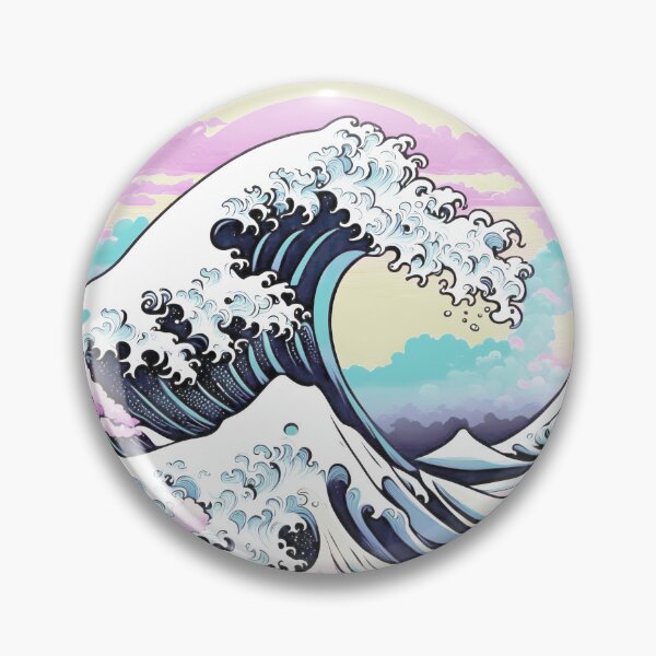 Artikelvorschau, Vaporwave Pastel Great Wave entworfen und verkauft von arcaneskye.