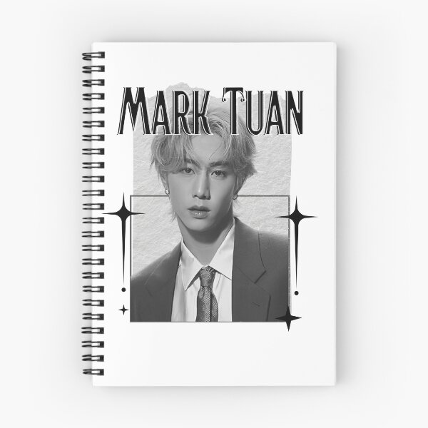 Item preview, Got 7 Mark Tuan Korean Boy Group KPop Scrapbook Collage Cozy Y2K Vintage Design designed and sold by HELL0WBELLO.