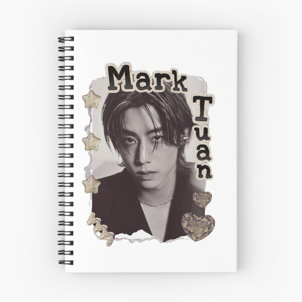 Item preview, Got 7 Mark Tuan Korean Boy Group KPop Korean Group Scrapbook Collage Cozy Y2K Vintage Design designed and sold by HELL0WBELLO.