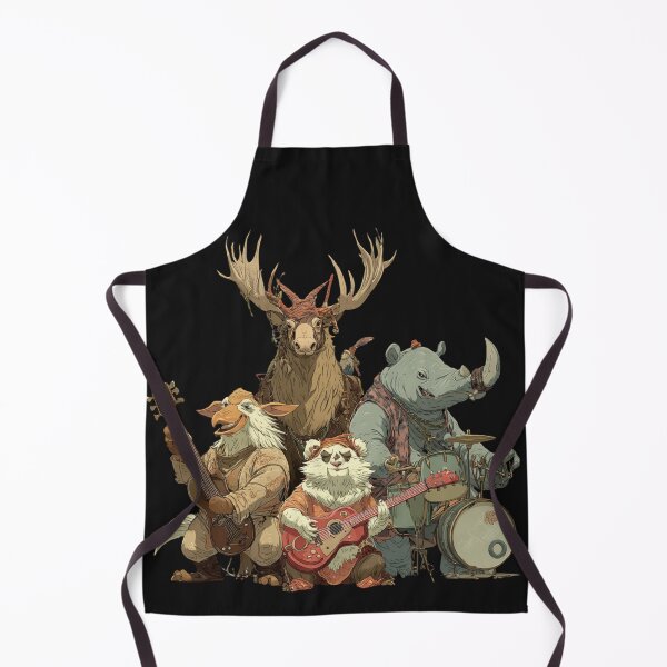 Item preview, Animal Band Funny Music Lover Design with Instruments designed and sold by Inkspaced.